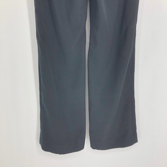 Anne Klein Black Hook and Zip close Flared leg Dress Pants size 2 - Picture 9 of 12